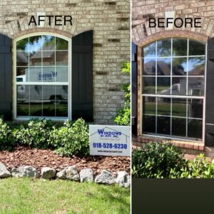 From a builder grade aluminum window to a premium vinyl window with Energy Star Rating is a significant improvement to the curb appeal of this home